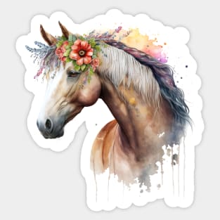 Boho Horse Love Sticker